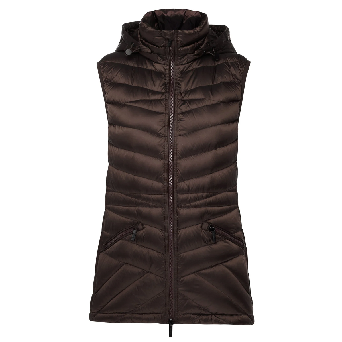 Mary Claire - Women's 90/10 Packable Down Vest || Chocolate