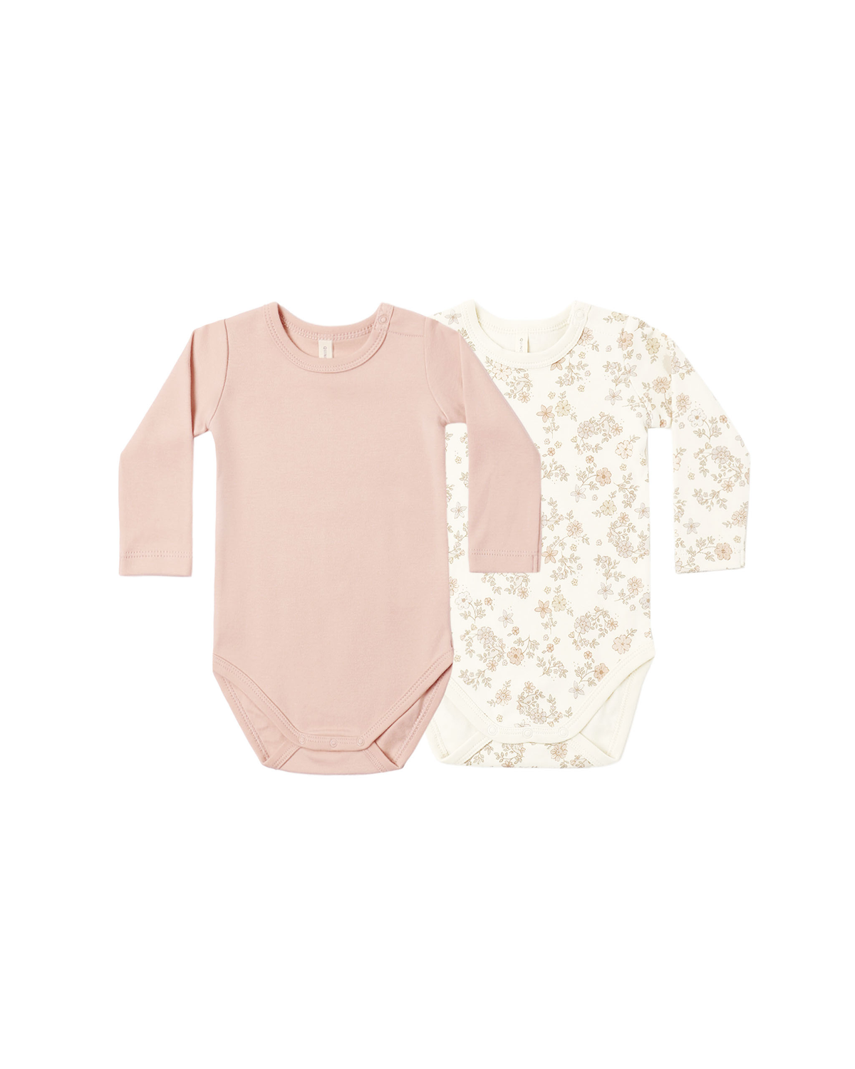Jersey Bodysuit 2 Pack || Floral Vine/Dusty Rose