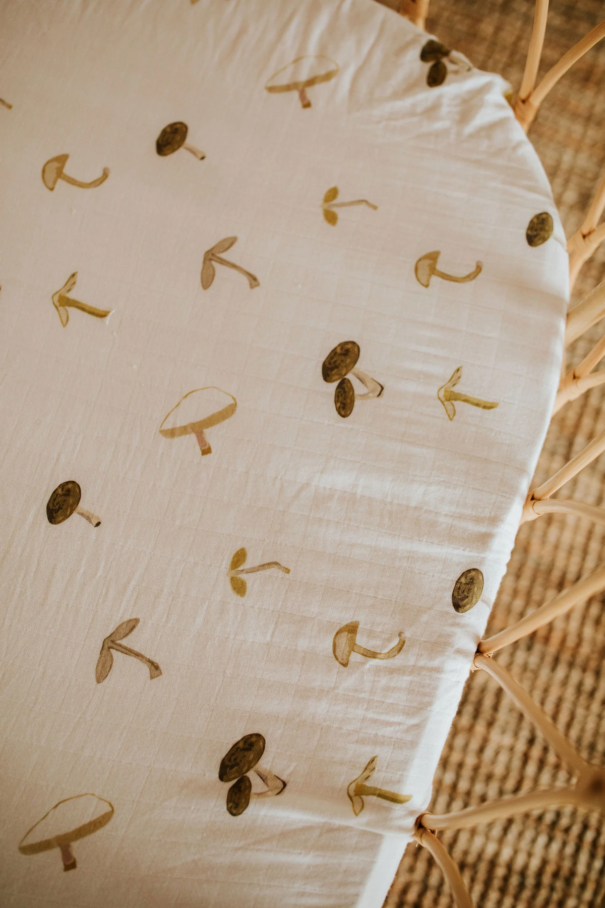 Muslin Fitted Bassinet Sheet