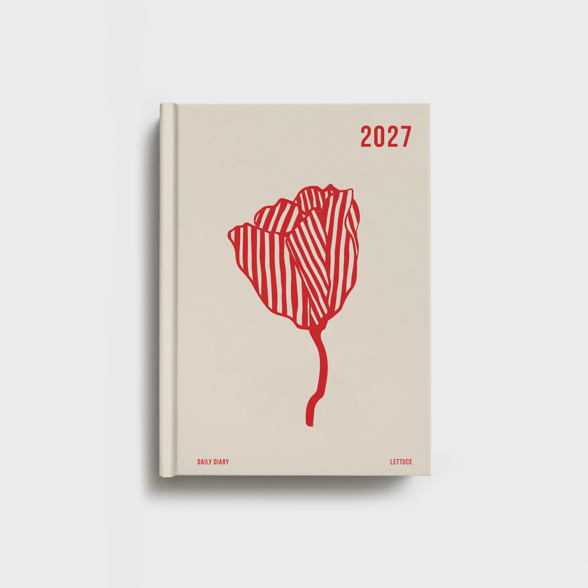 Lettuce Daily Diary 2027 || Red Bloom