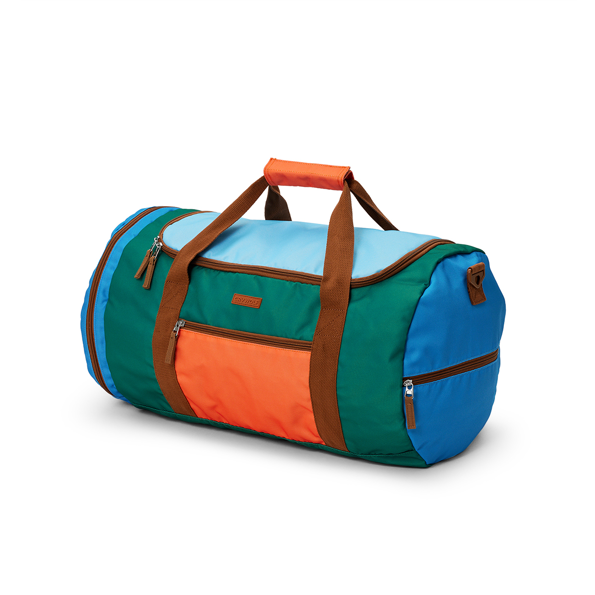 Packable Duffel || Seaside Colourblock