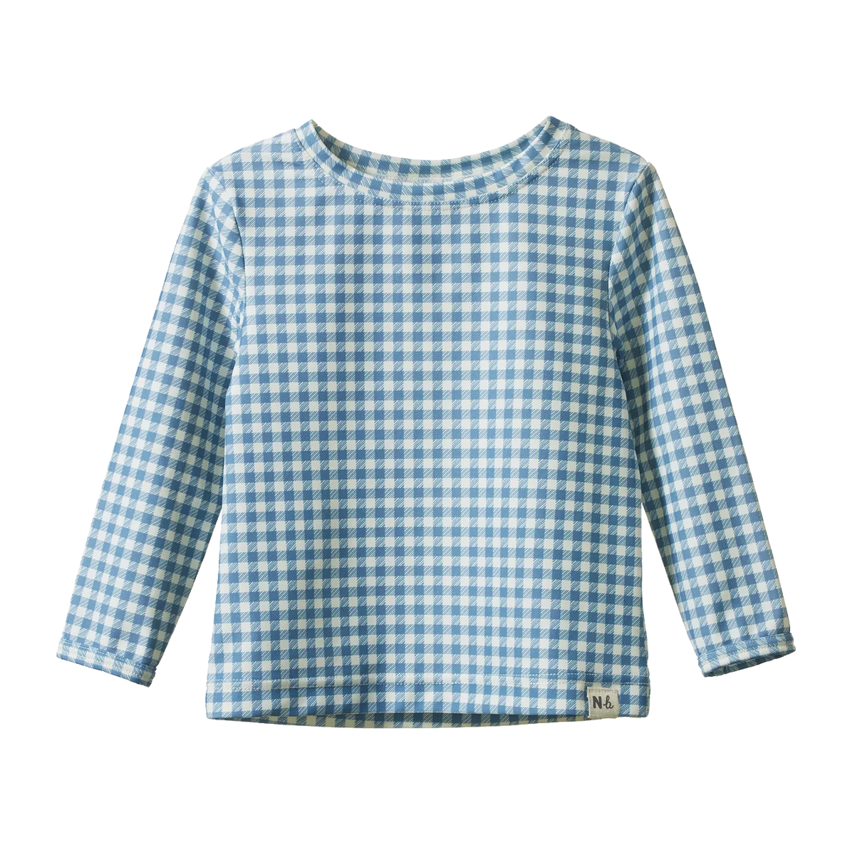 Splash Top || Blue Gingham