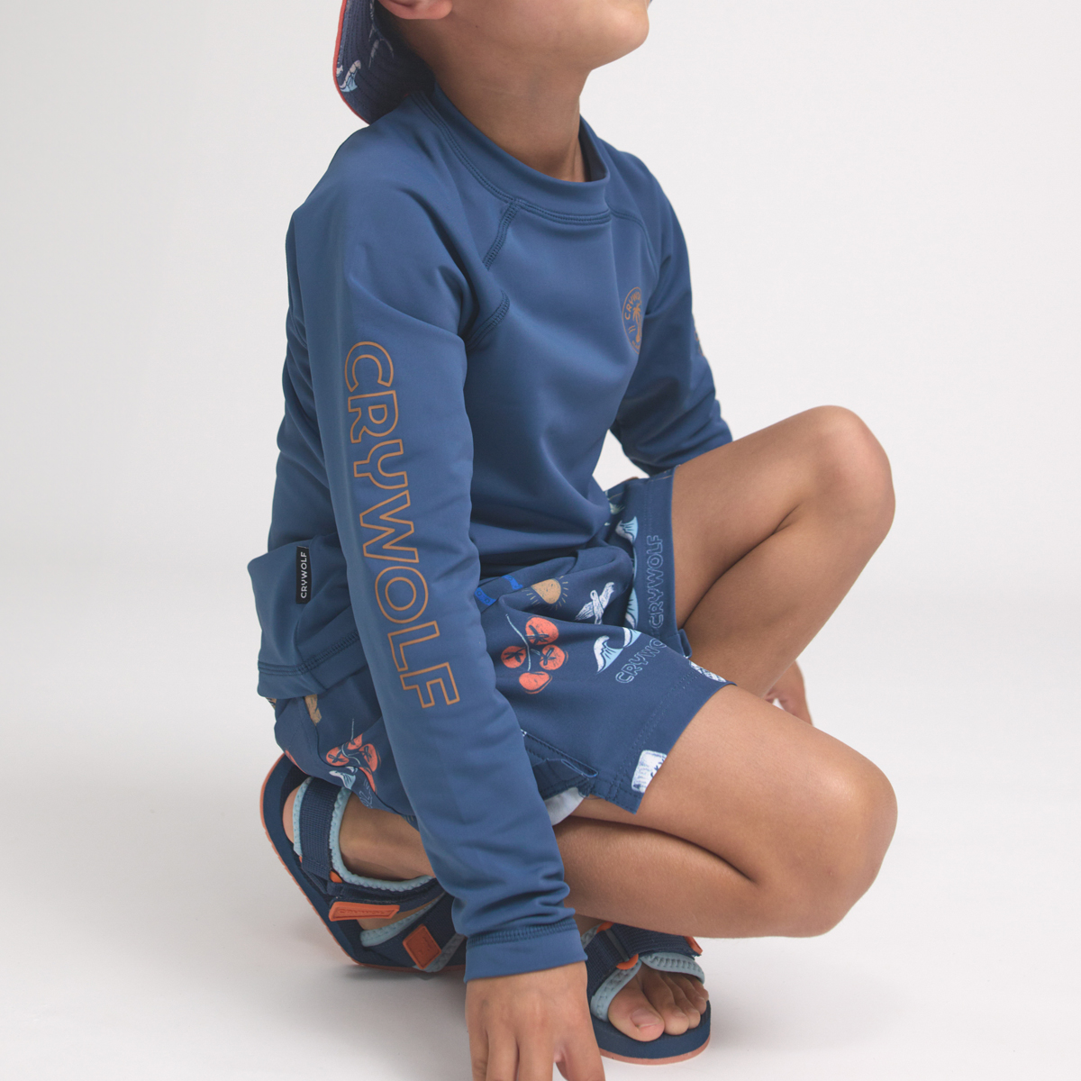 Long Sleeve Rash Vest || Navy
