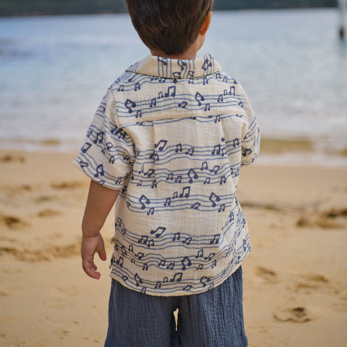 Guthrie Muslin Shirt || Rhythm Print