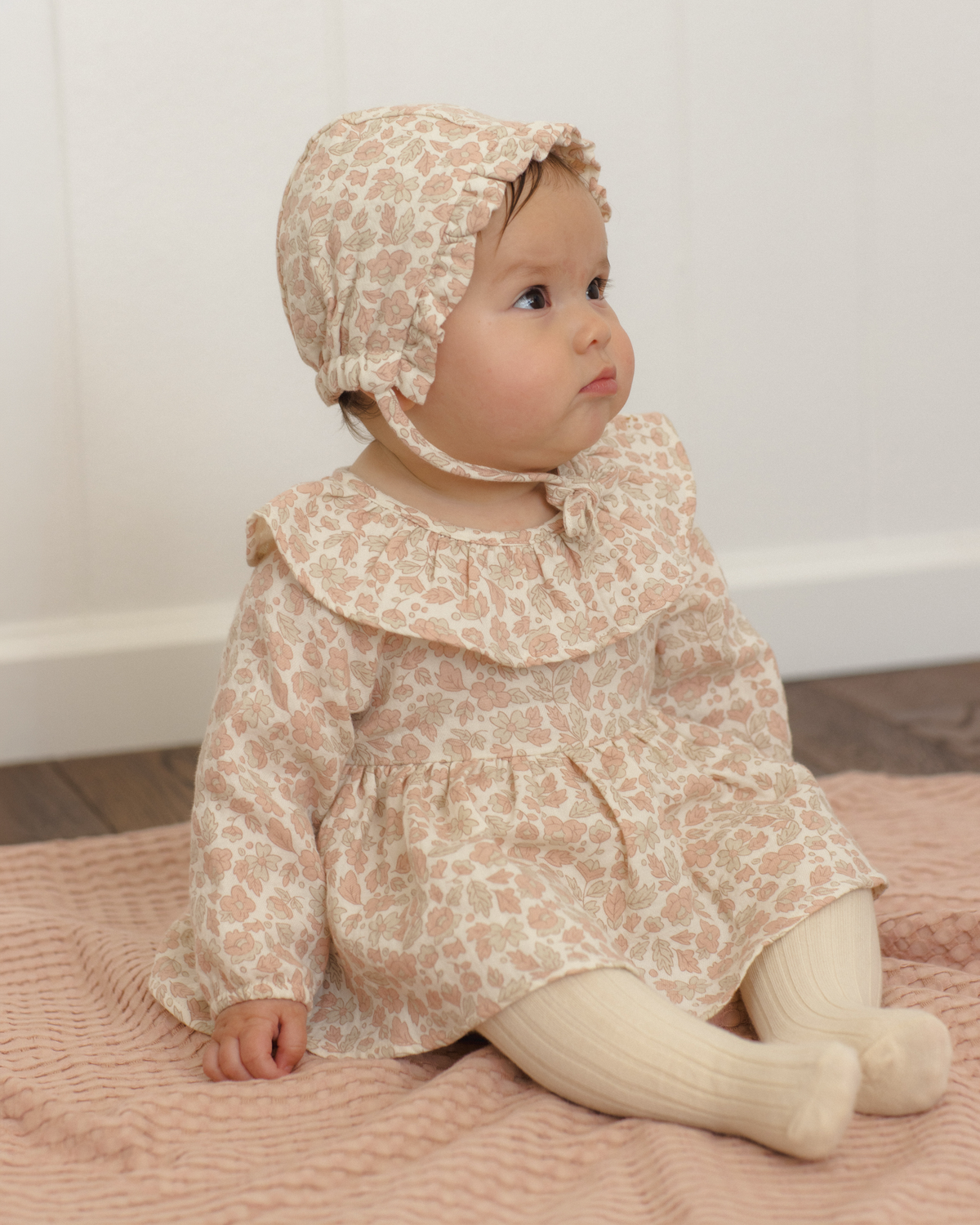 Tiered Jersey Dress || Floral Vine