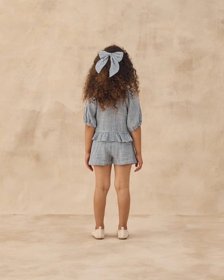 Juniper Set || Blue Marine Gingham