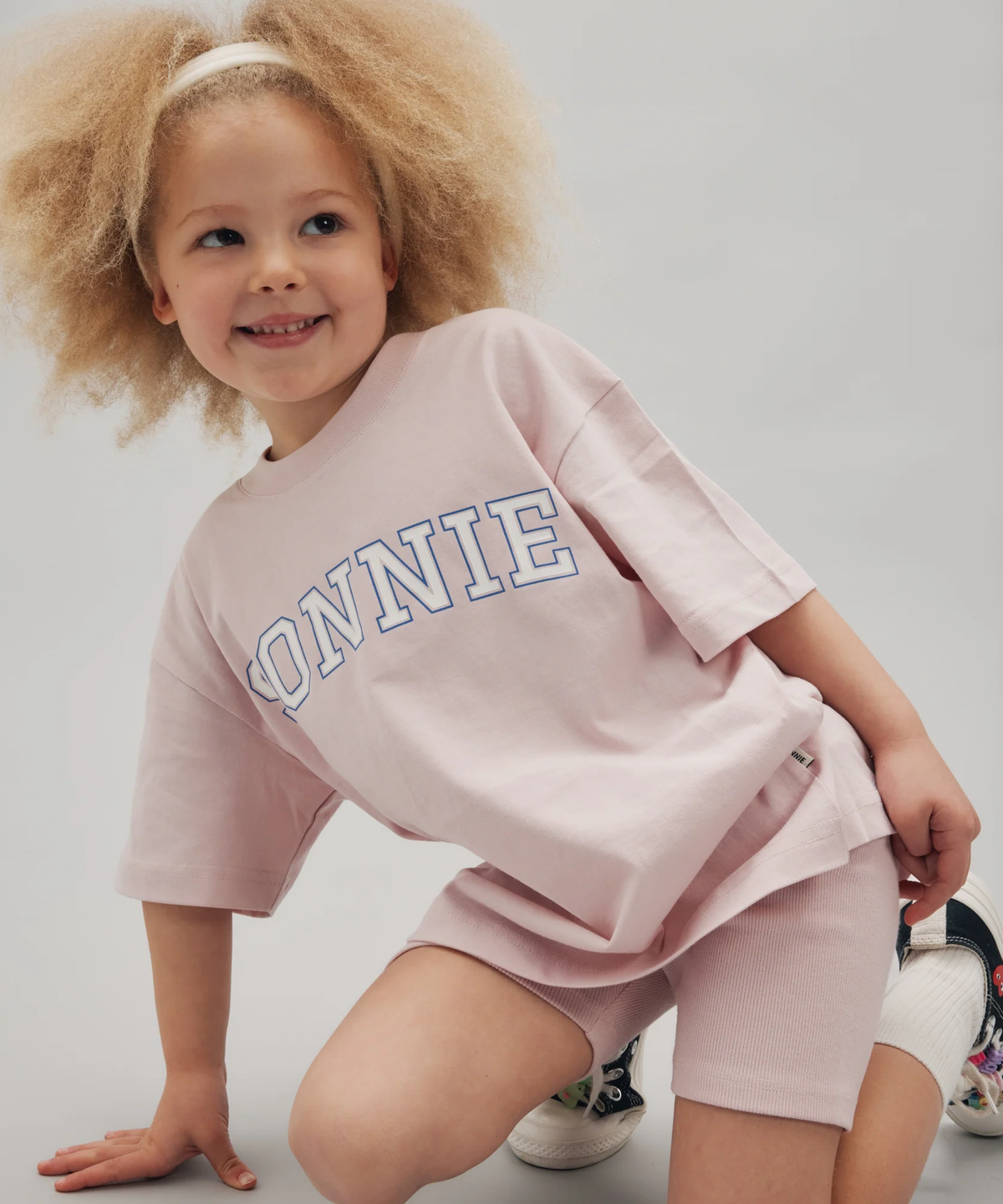 Varsity Tee ||Dusty Pink