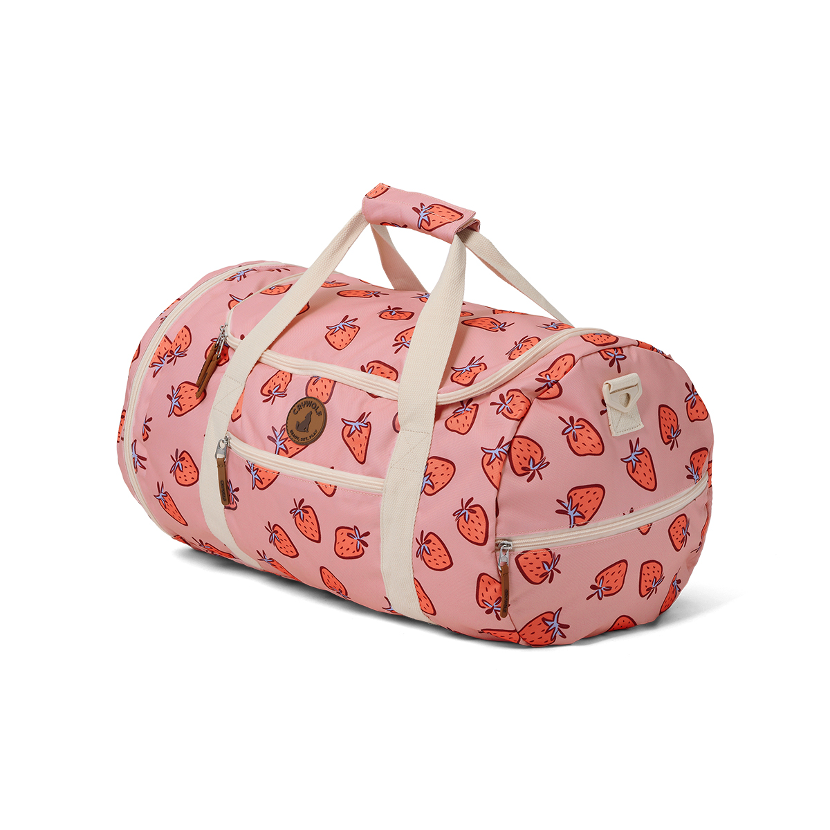 Packable Duffel || Strawberry Splash