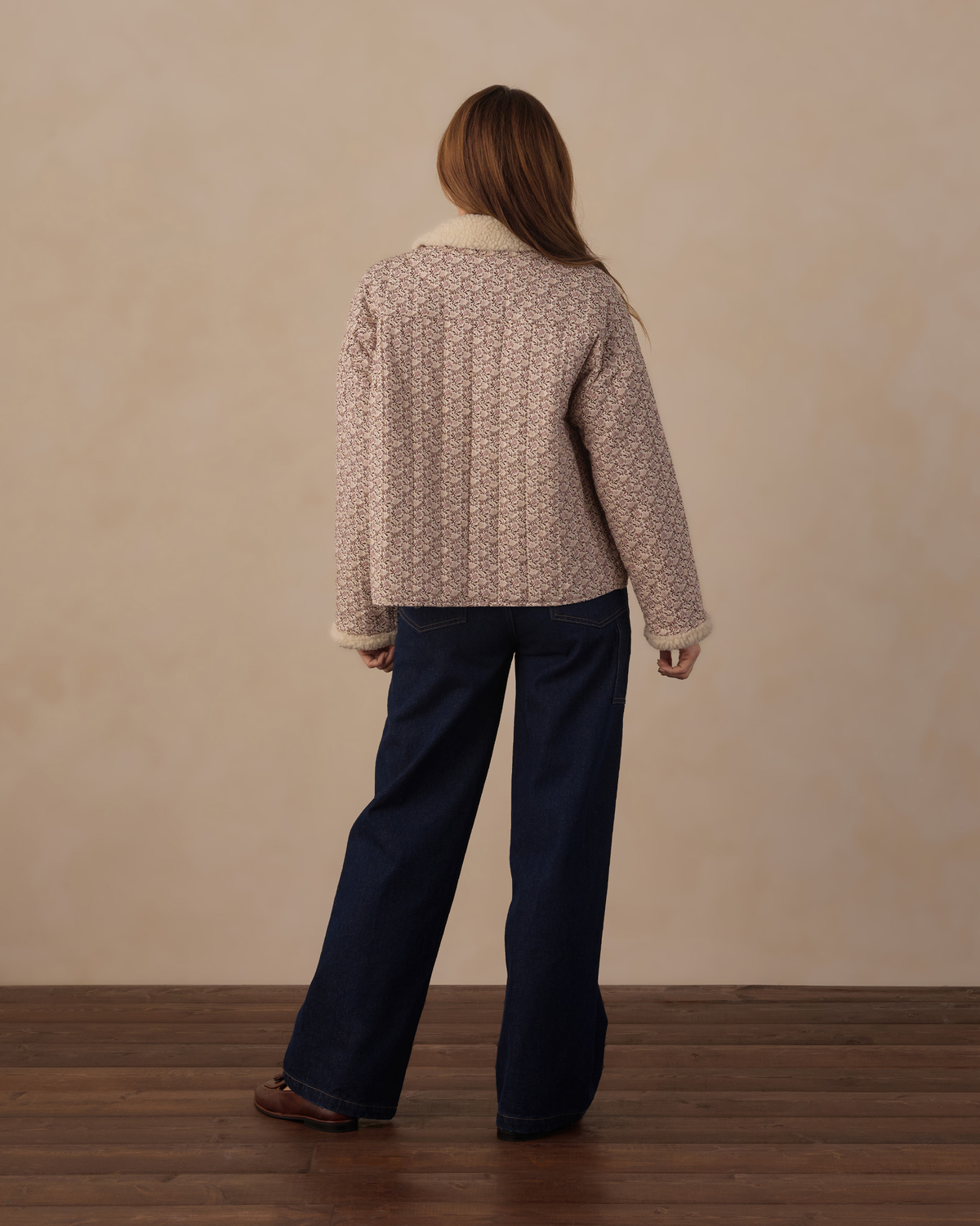 Womens Quilted Collared Jacket || Primrose