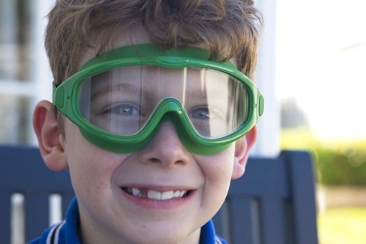 Kiddo Goggles Size 5-12 Years || Forest Green