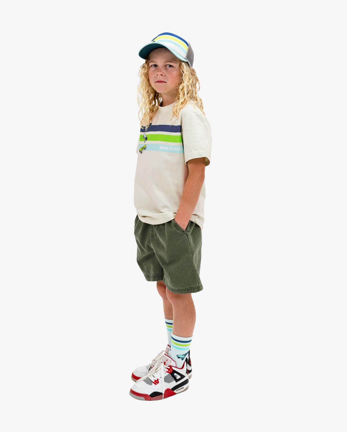 Khaki Woven Shorts