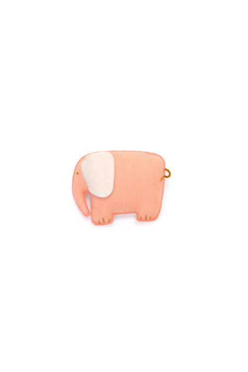 Elephant Pasu Cushion || Blush