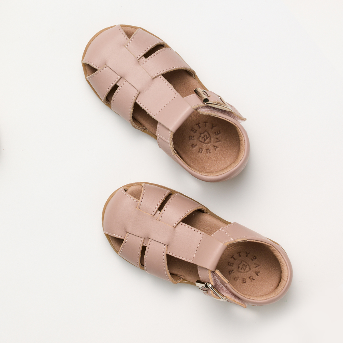 Maddie Sandal First Walker || Blush
