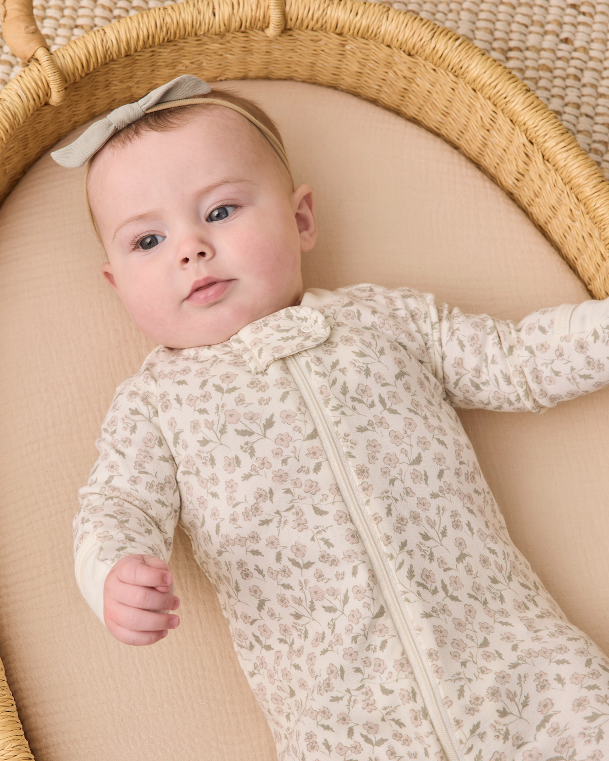Zip Long Sleeve Sleeper Footie || Floret