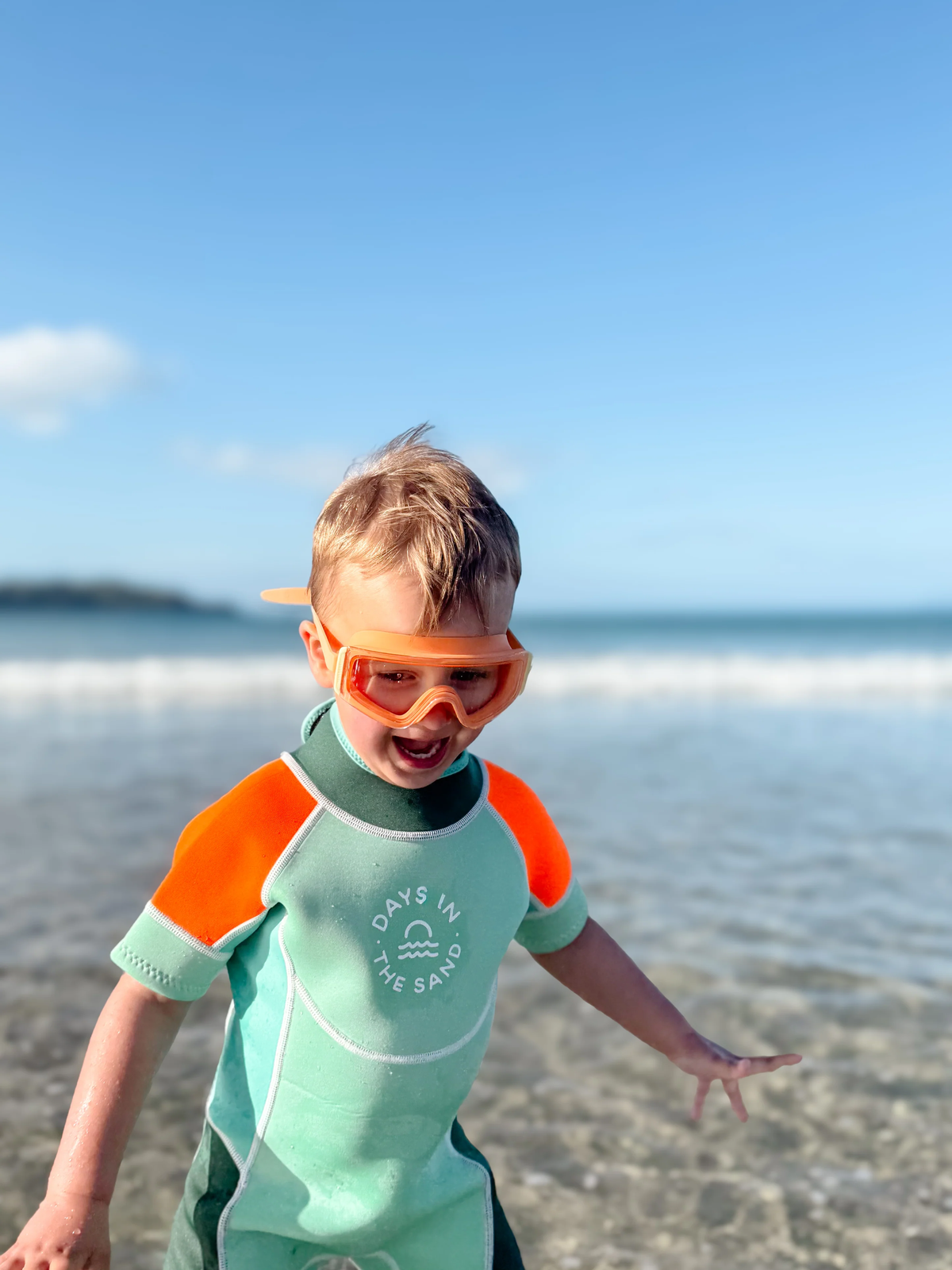 Kiddo Goggles Size 3-8 Years || Limited Edition Peach Nectar