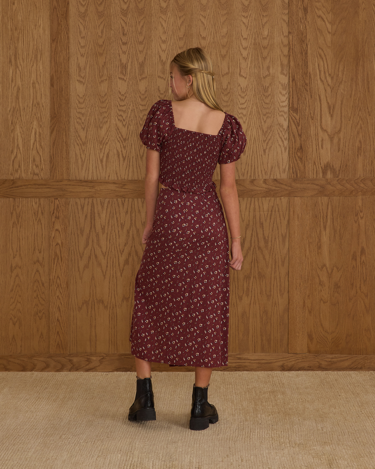 Midi Skirt Teen || Harvest Berry