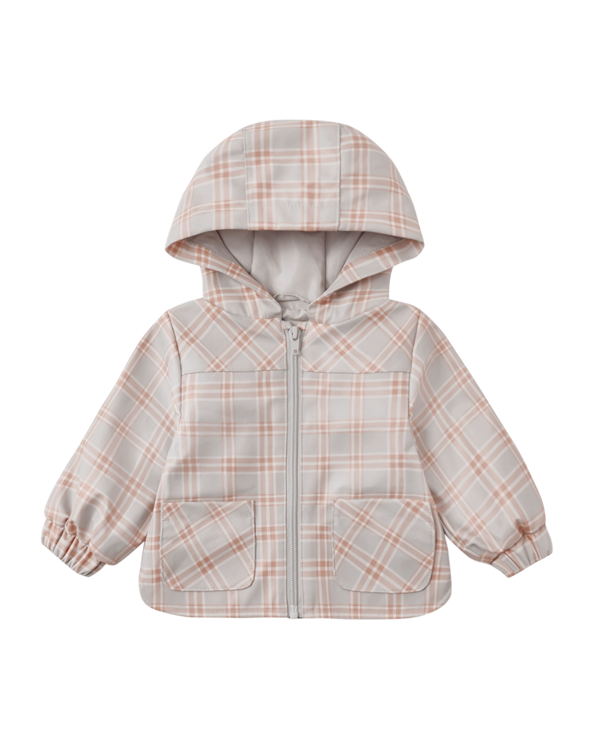 Rain Coat || Blue Plaid