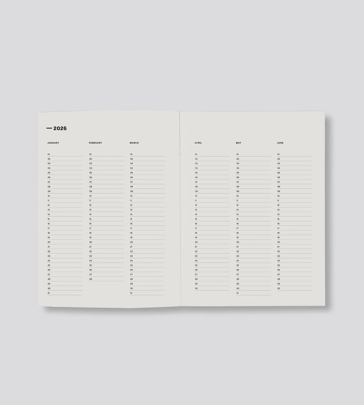 Father Rabbit Weekly Diary 2026 || Prussian Blue Floral