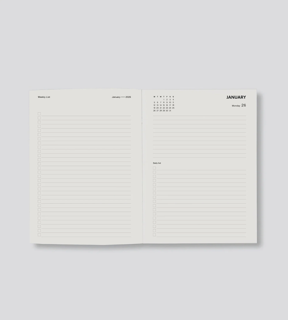 Father Rabbit 2026 Daily Diary || Mosaic Tile