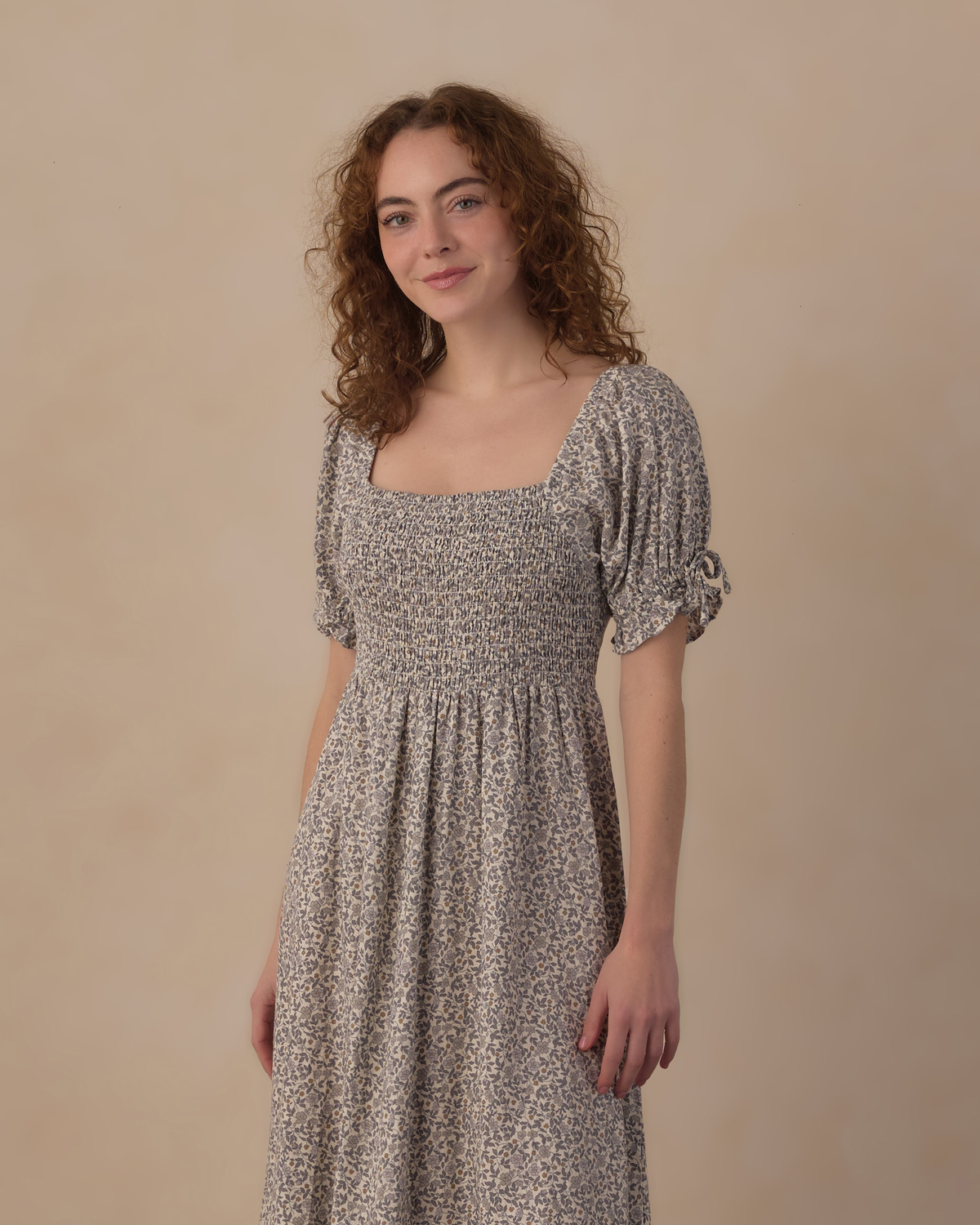 Women's Dallas Dress || Slate Floral
