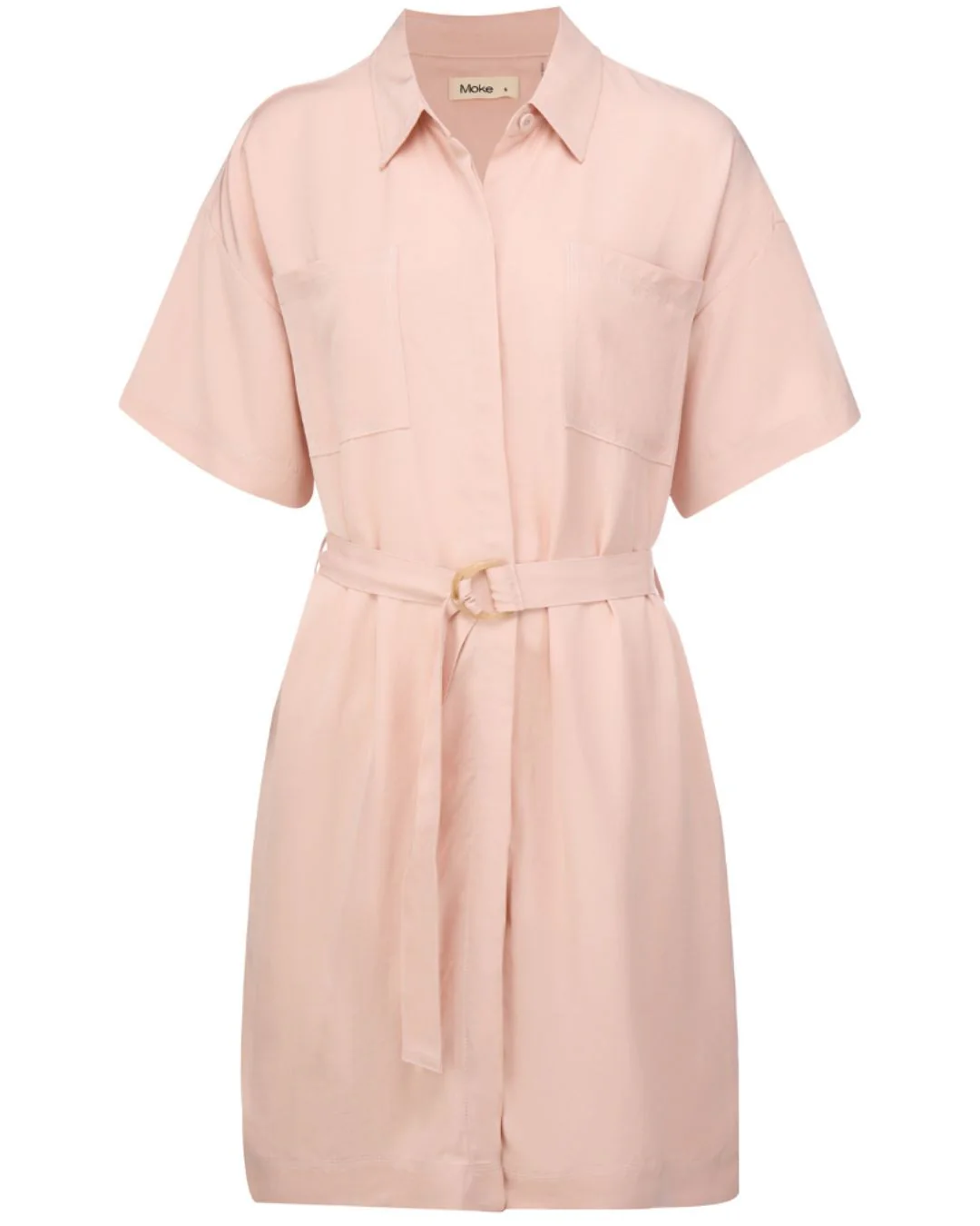 Cora Womens Shirt Dress || Dusty Rose