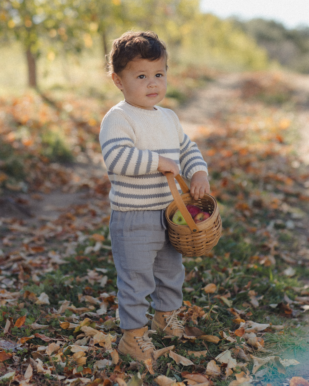 Rex Sweater || Slate Stripe