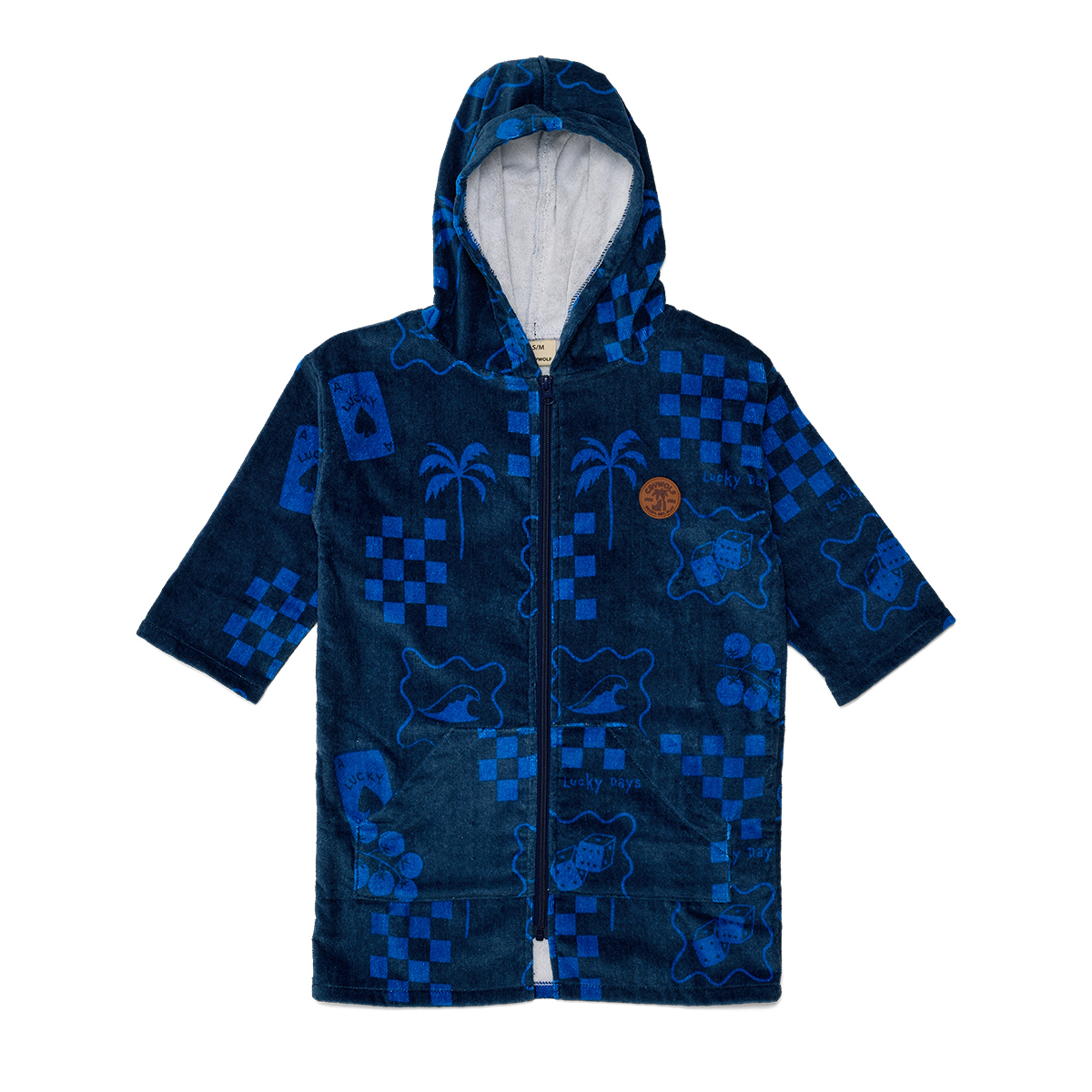 Everywhere Zip Up Towel || Navy
