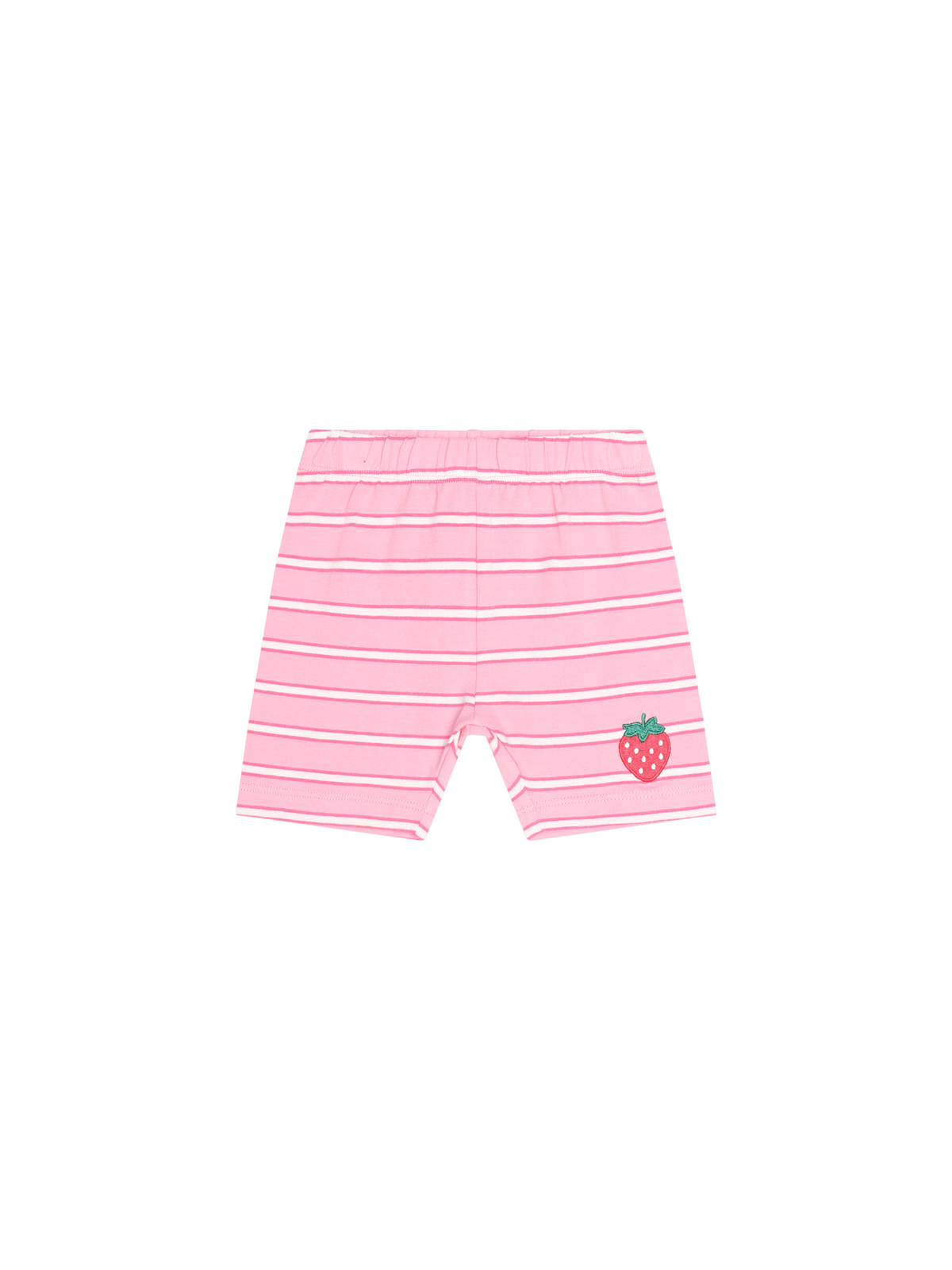 Strawberry Creme Stripe Bike Short || Multi