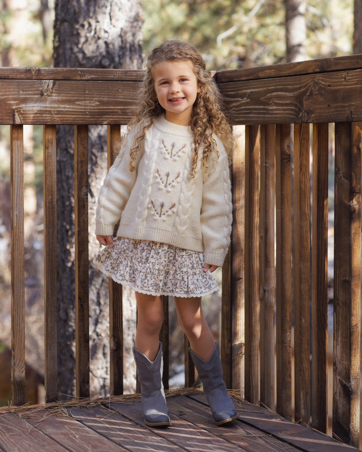 Nova Mini Skirt || Winter Garden