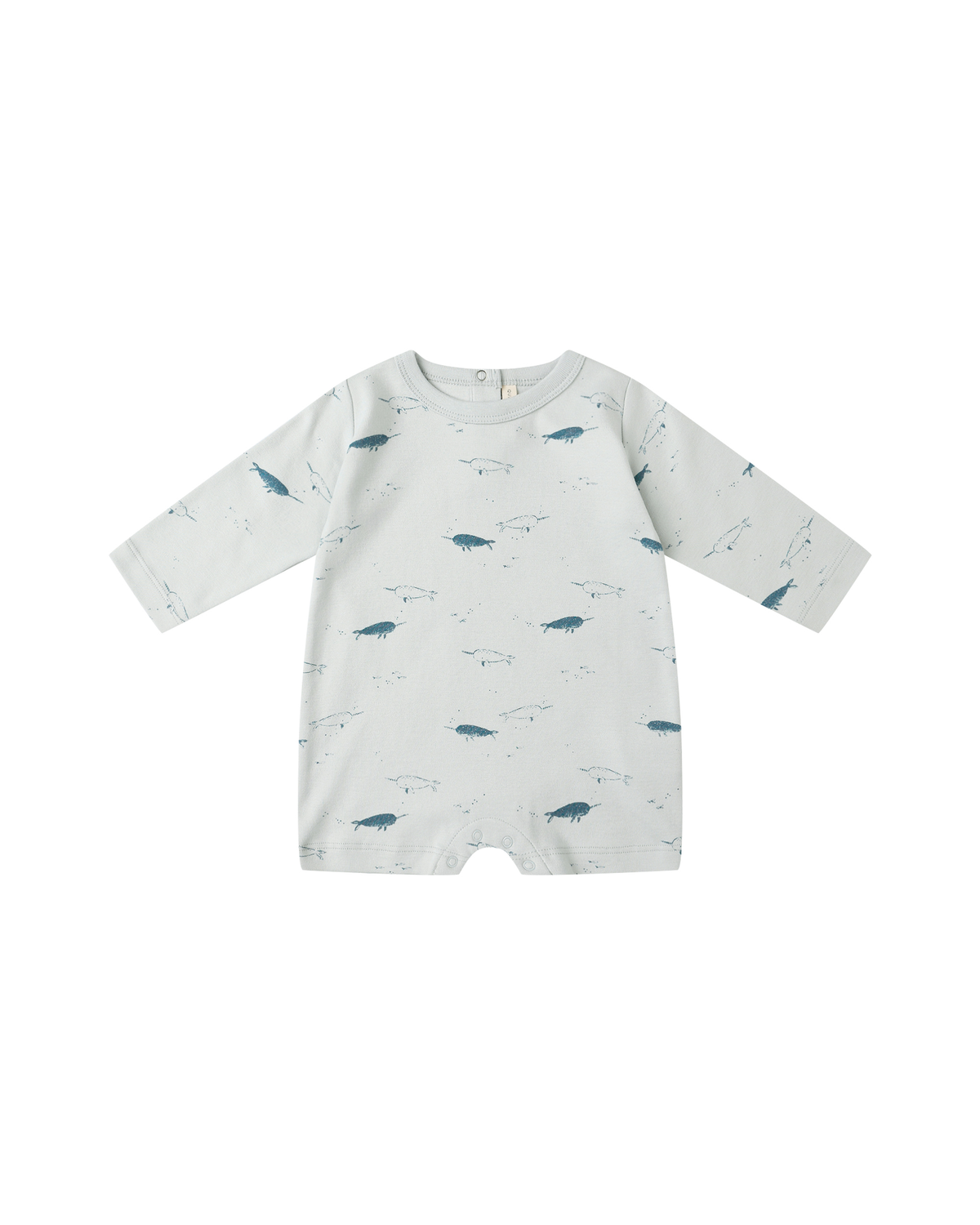Long Sleeve Romper || Narwhals