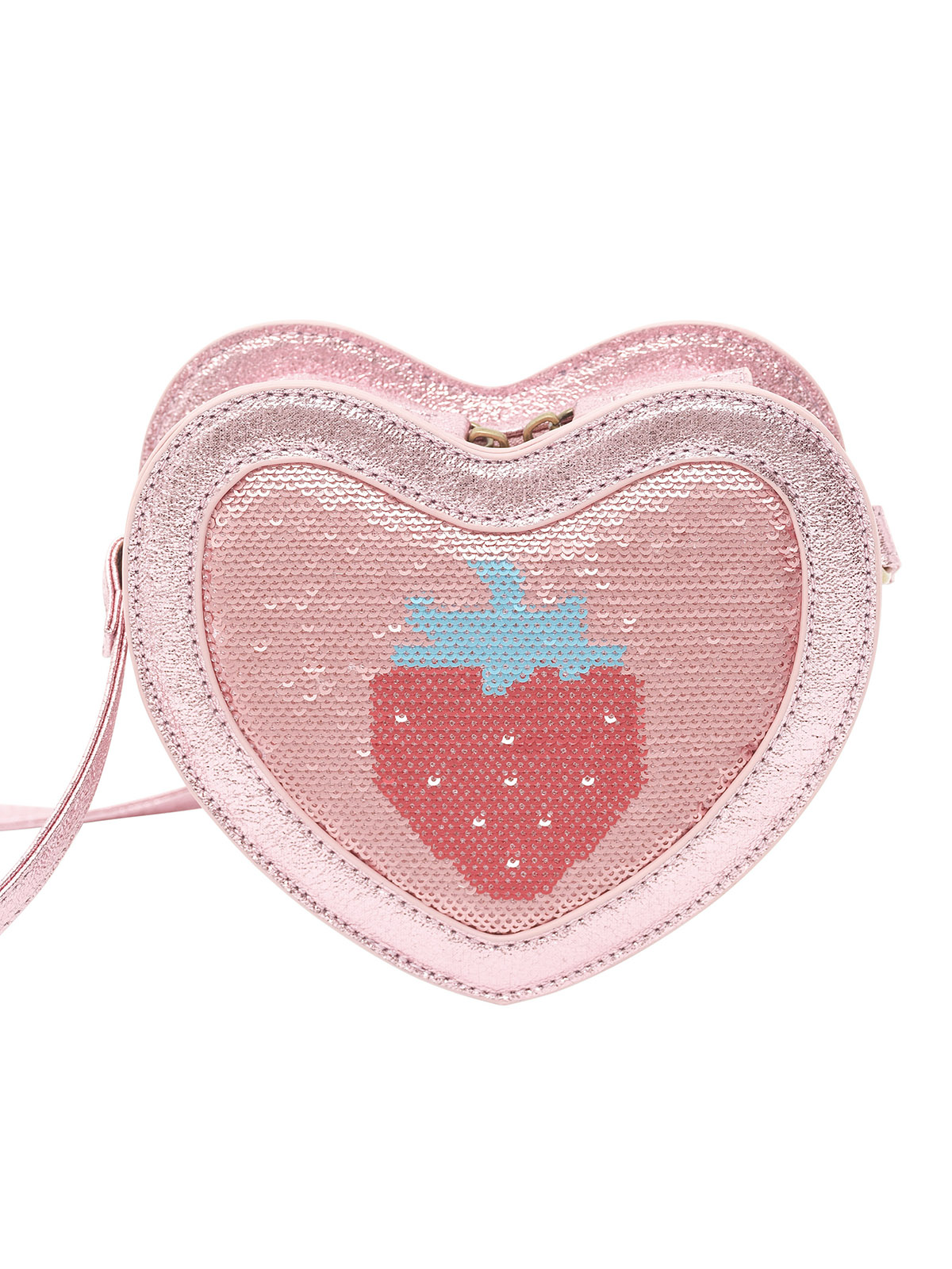Strawberry Sequin Heart Bag
