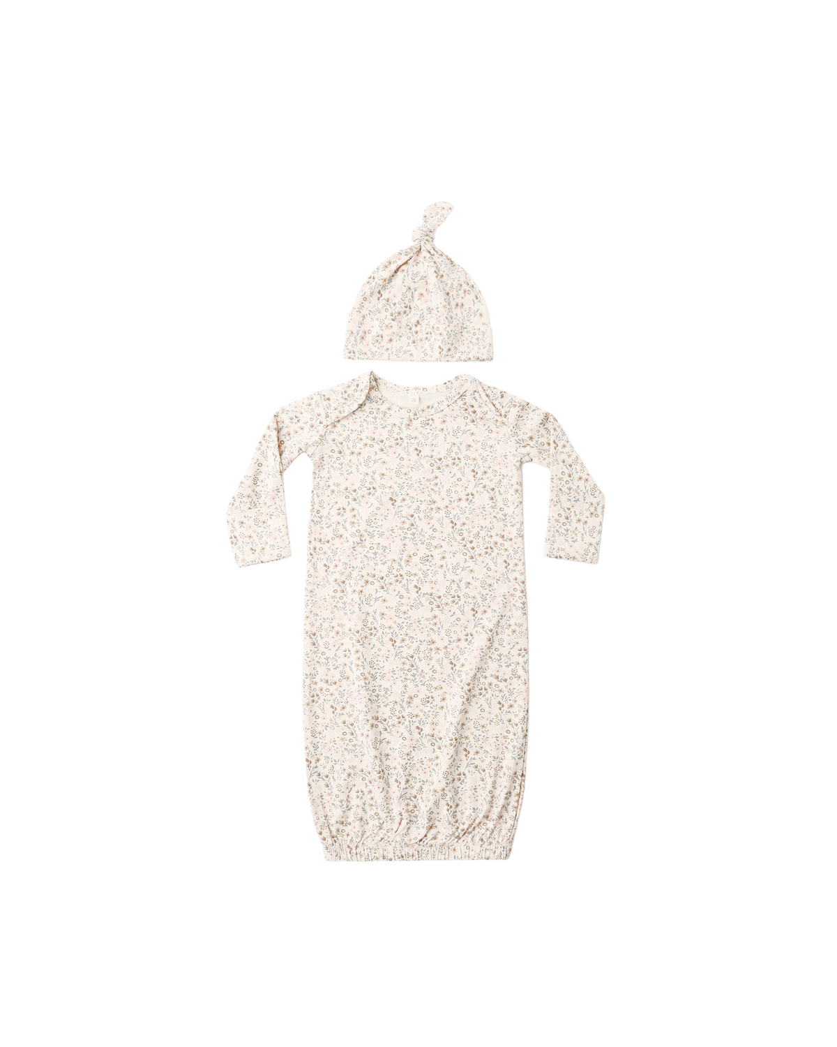 Baby Bamboo Gown + Hat Set || Bloom
