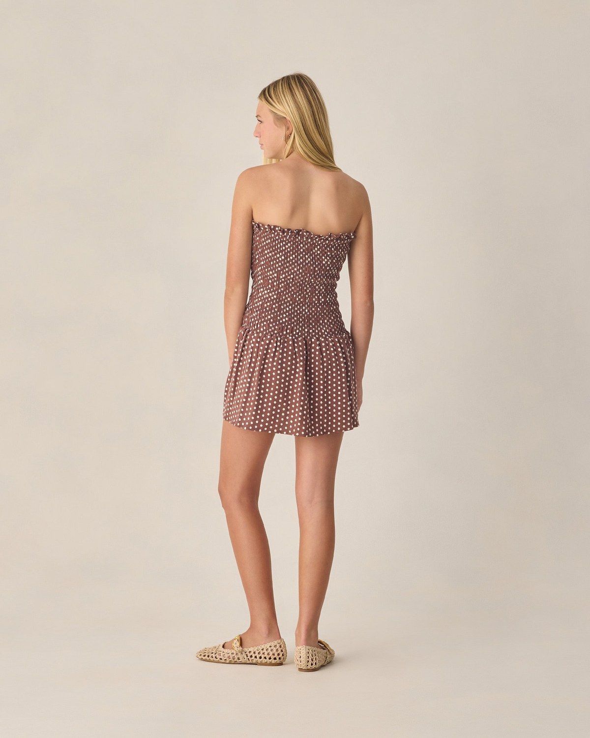 Teen Daria Dress || Chocolate Polka Dot