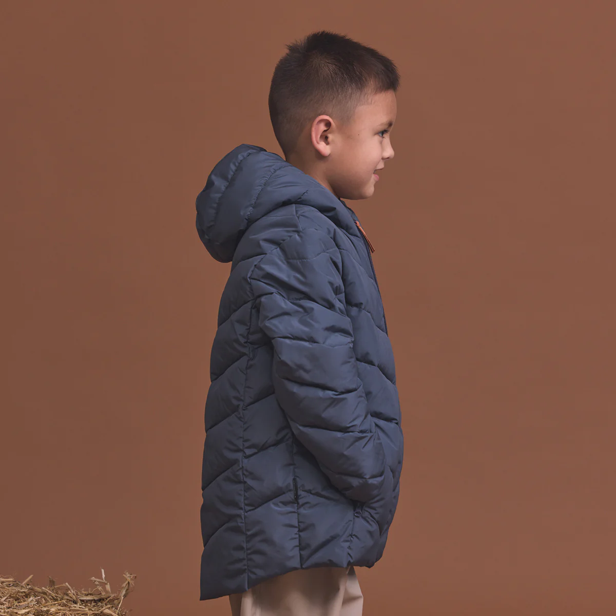 Eco Puffer || Indigo