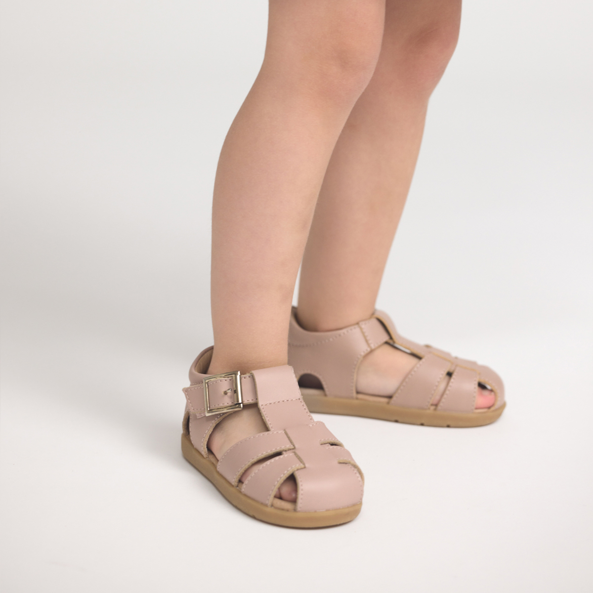Maddie Sandal First Walker || Blush