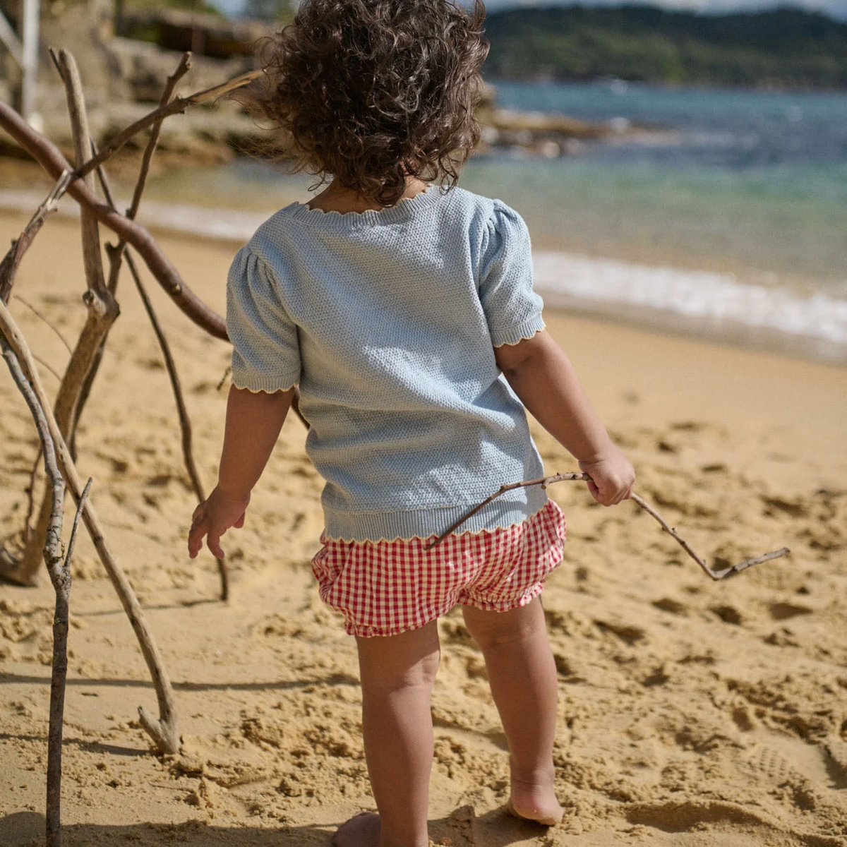 Betty Shorts || Red Gingham