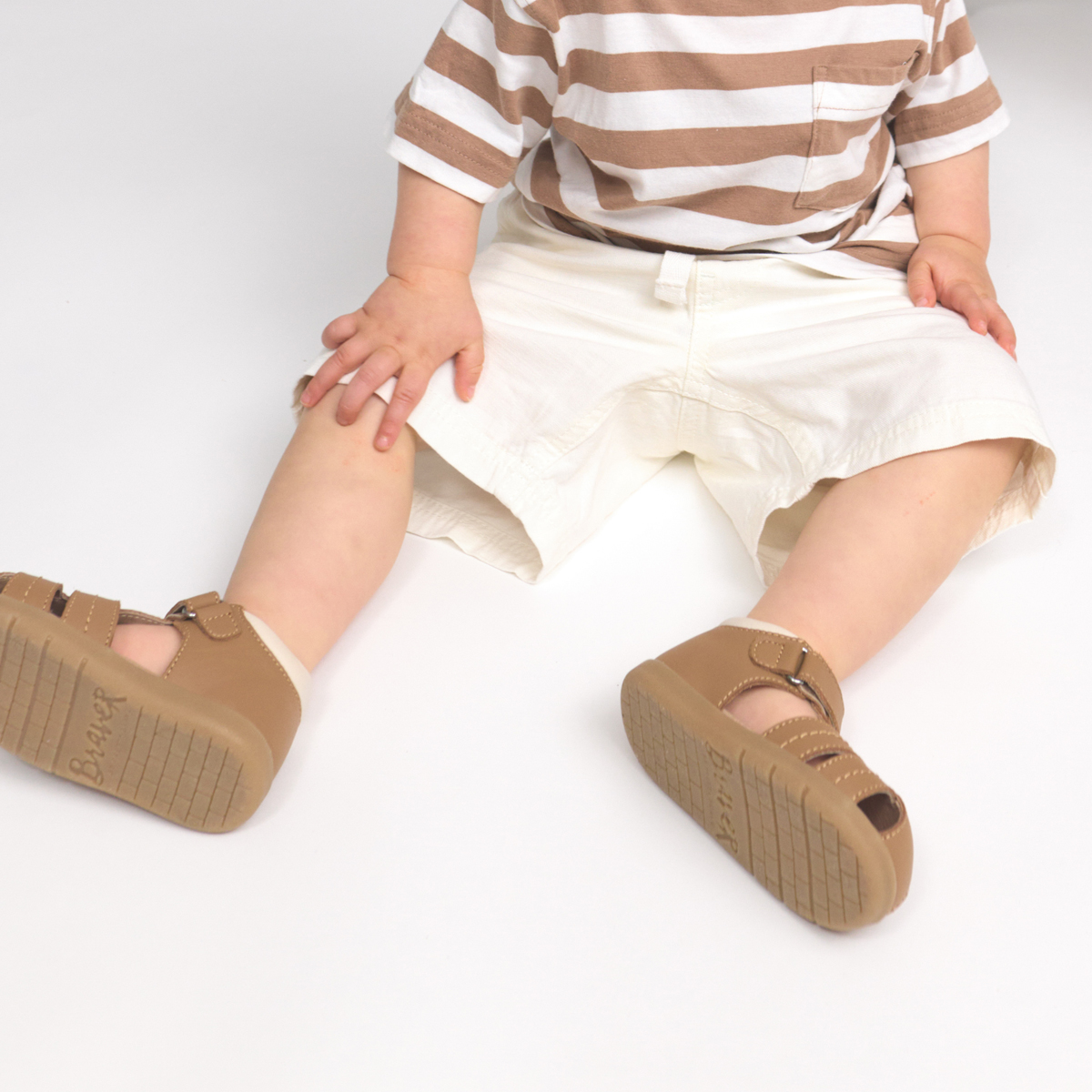 Theo Sandal First Walker || Tan