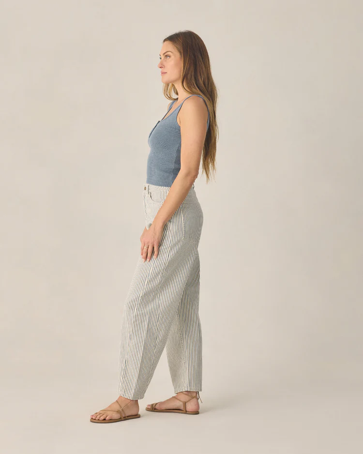 Womens Barrel Pant || Natural