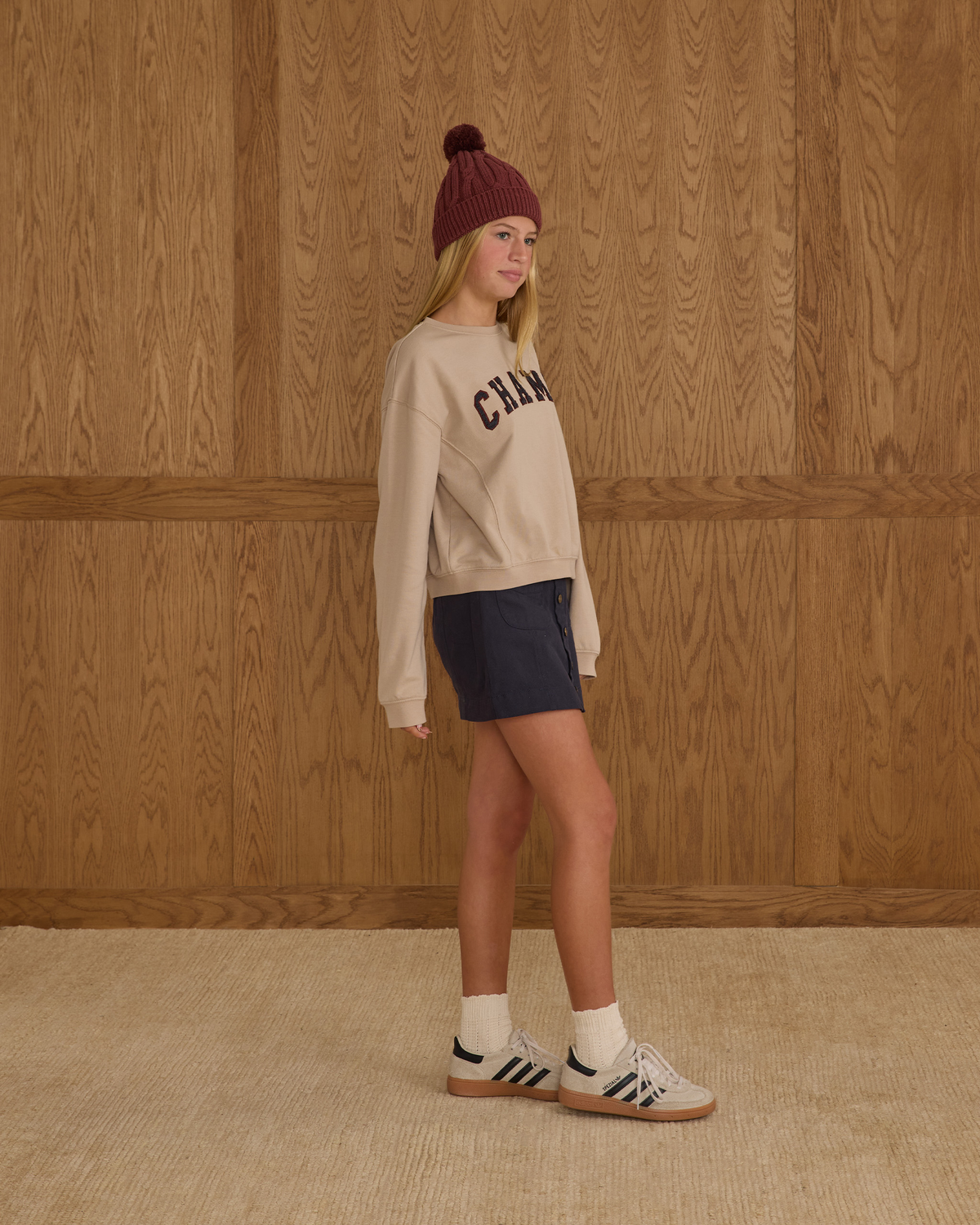 Denver Mini Skirt Teen || Navy