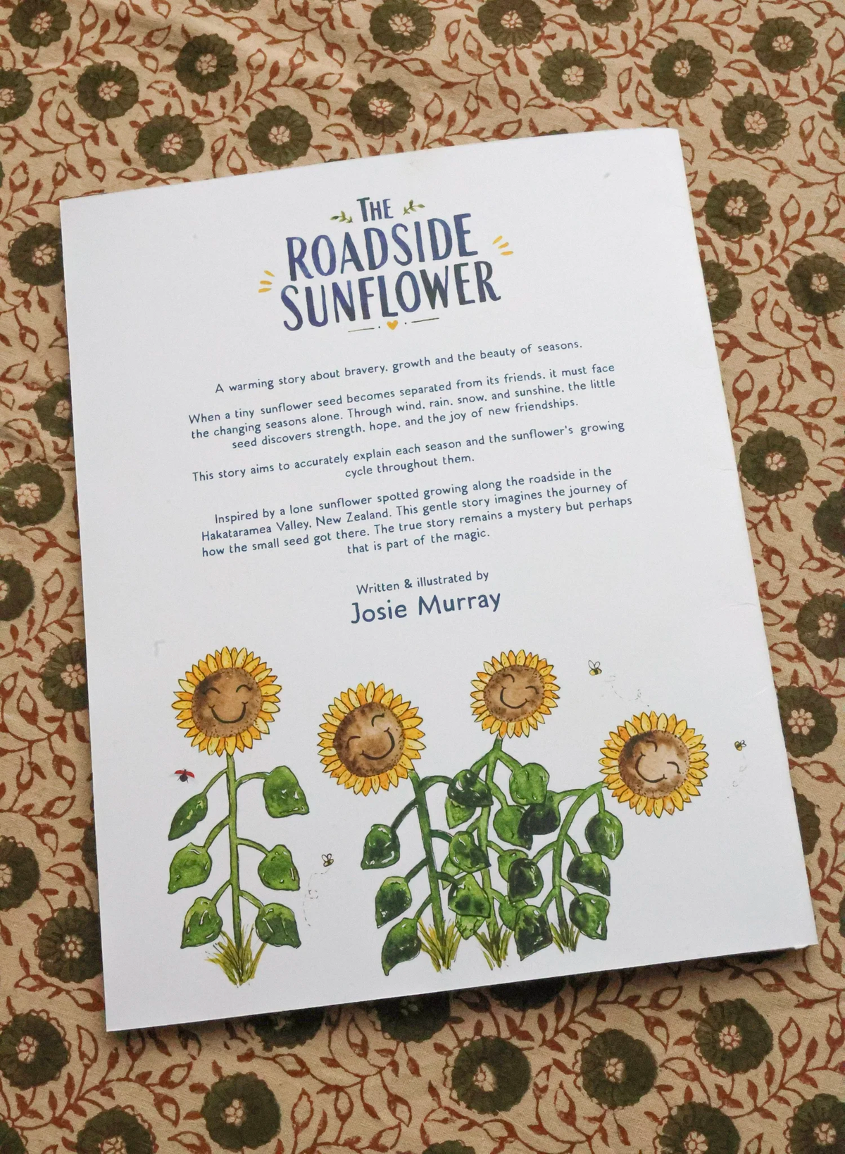 The Roadside Sunflower Childrens Book