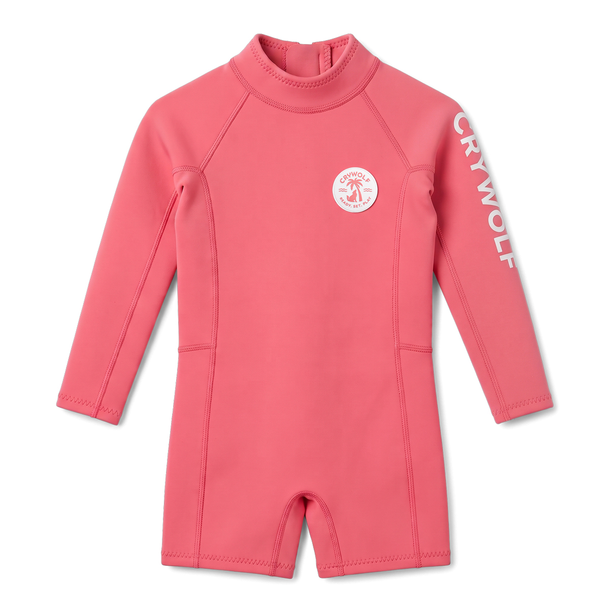 Long Sleeve Wetsuit || Flamingo Pink