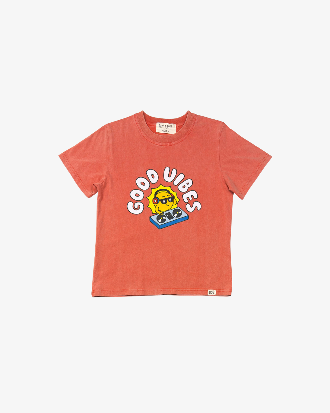 Orange Wash DJ Tee