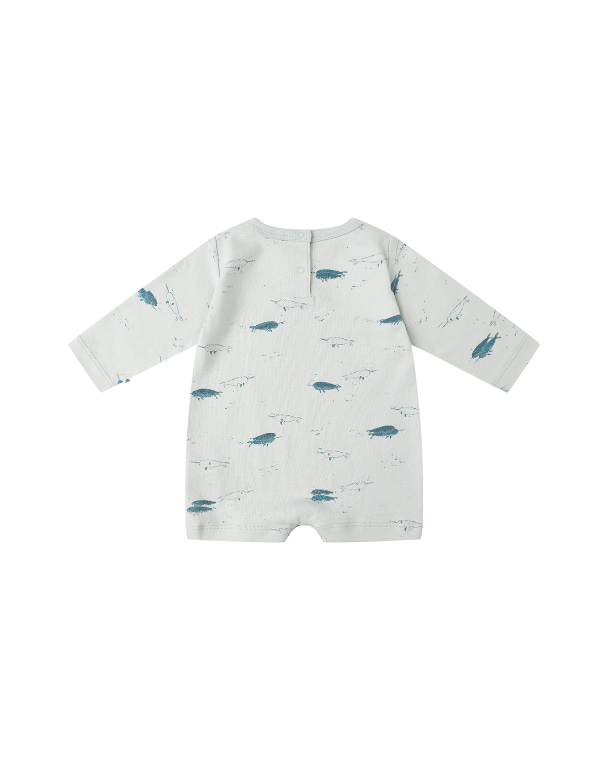 Long Sleeve Romper || Narwhals