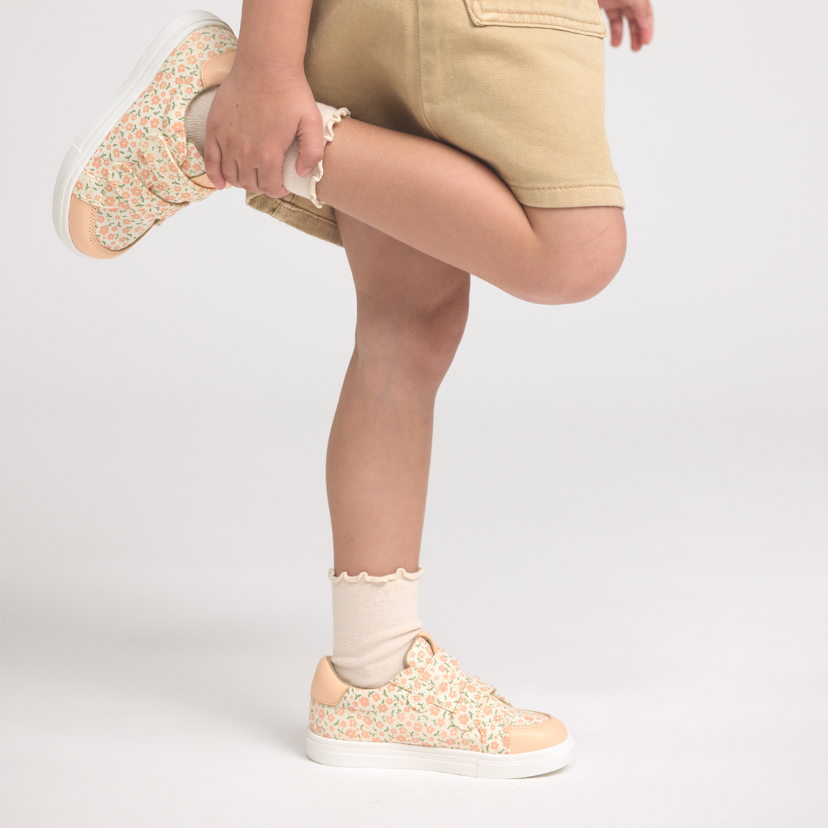 Otto Canvas Sneaker || Peach Meadow