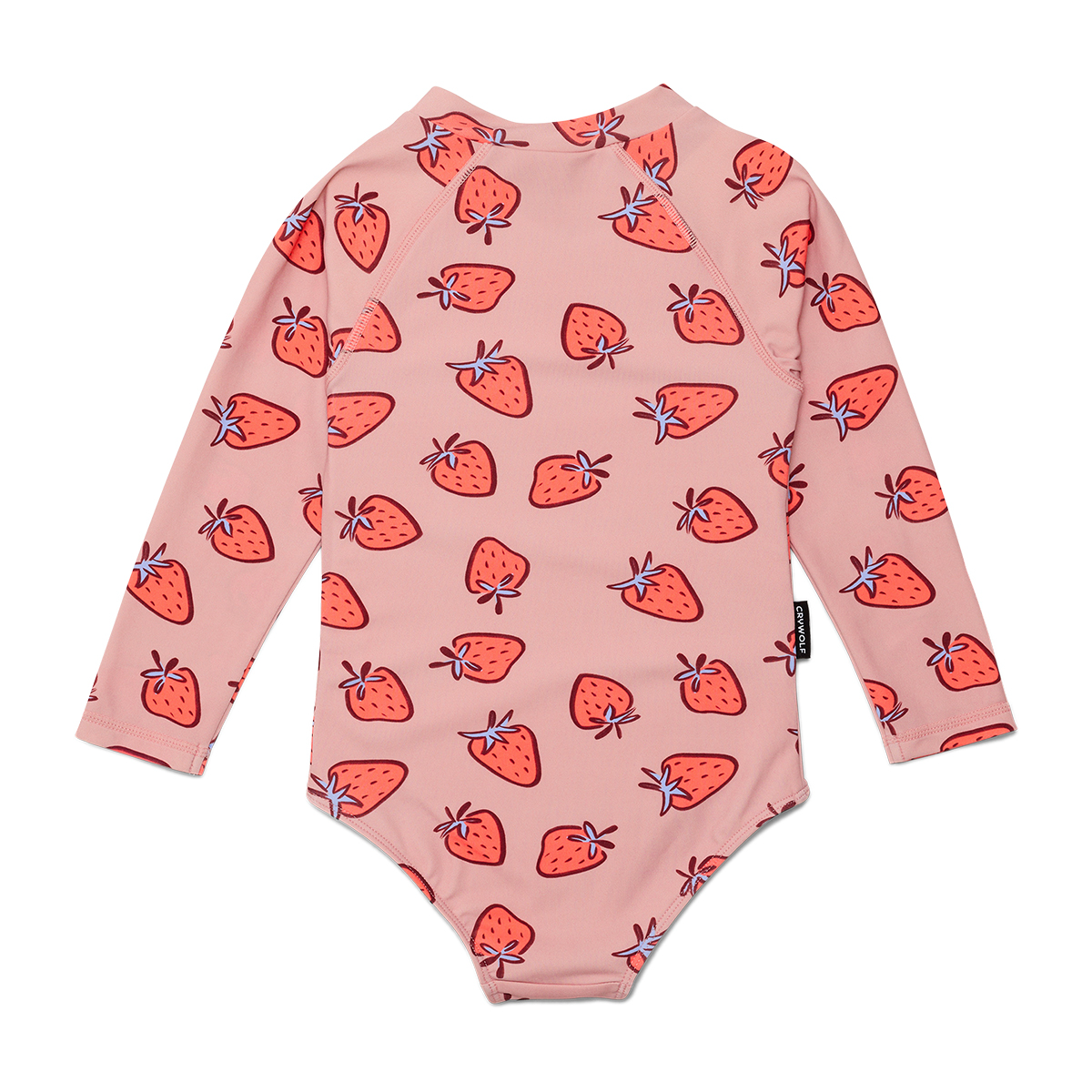 Long Sleeve Swimsuit || Strawberry Splash