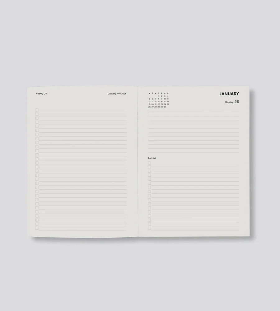 Father Rabbit 2026 Daily Diary || Olive Deco