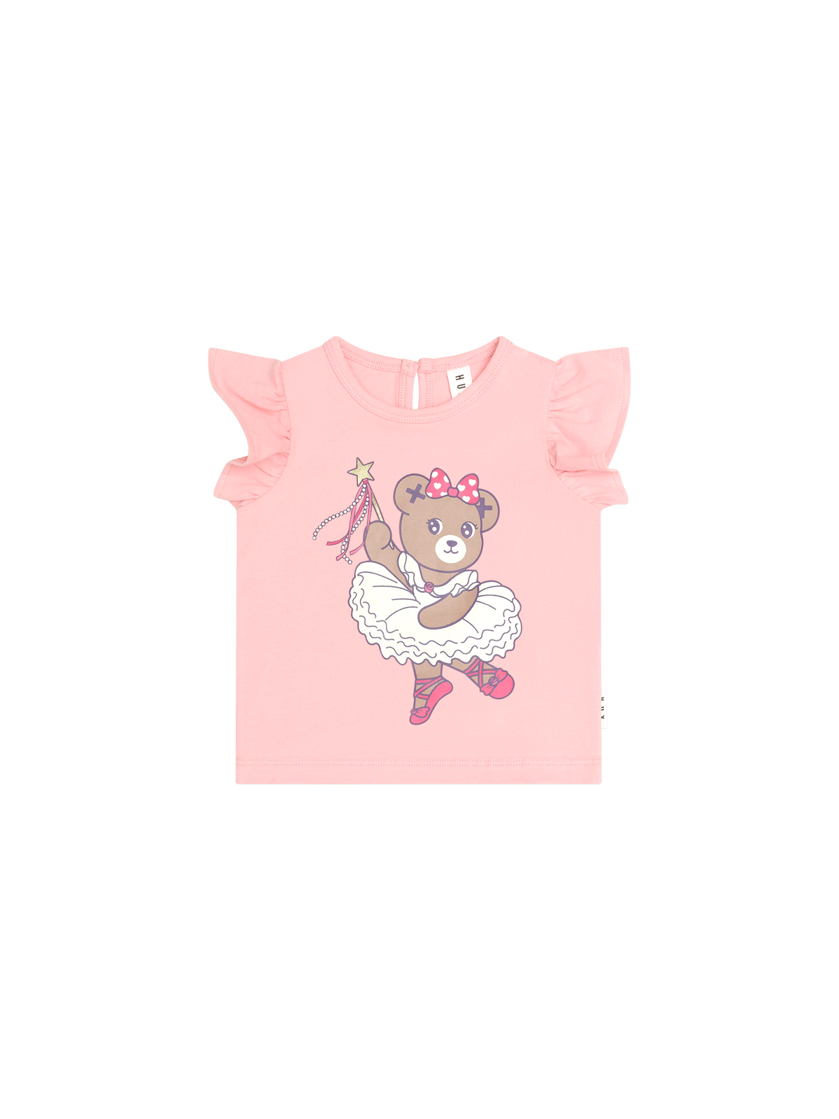Ballerina Huxette Frill Tee || Vintage Pink