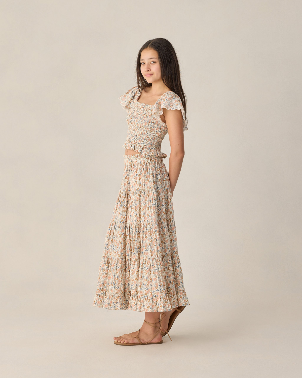 Teen Zayla Top || Flower Fields