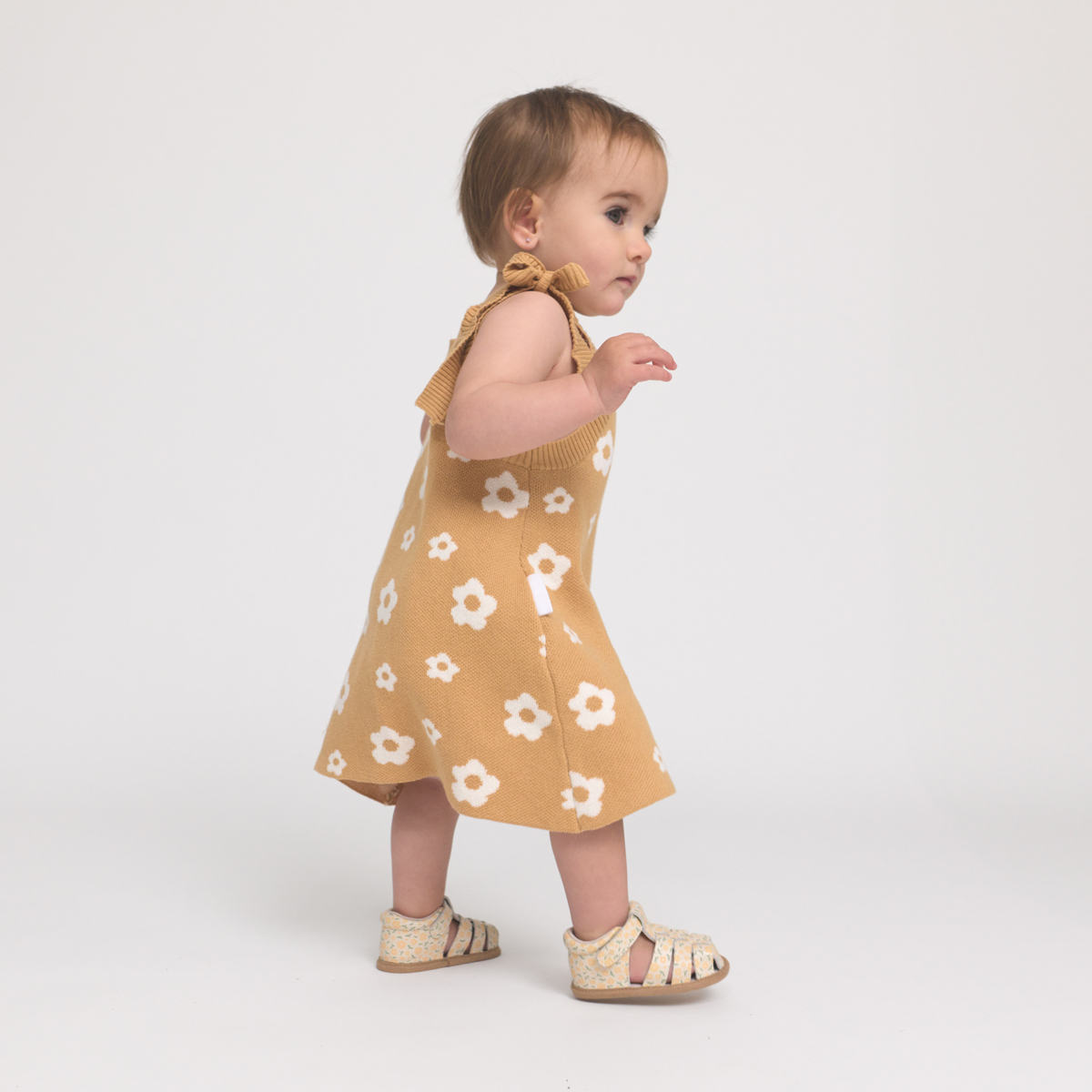 Rio Baby Sandal || Peach Meadow