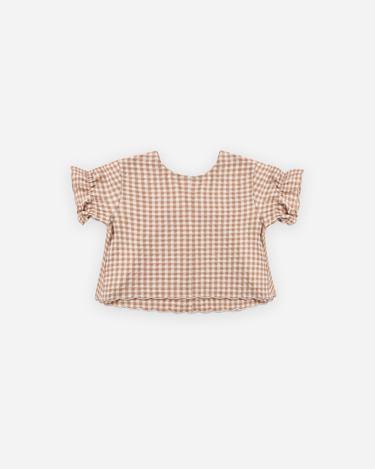 Francie Blouse || Fawn Gingham